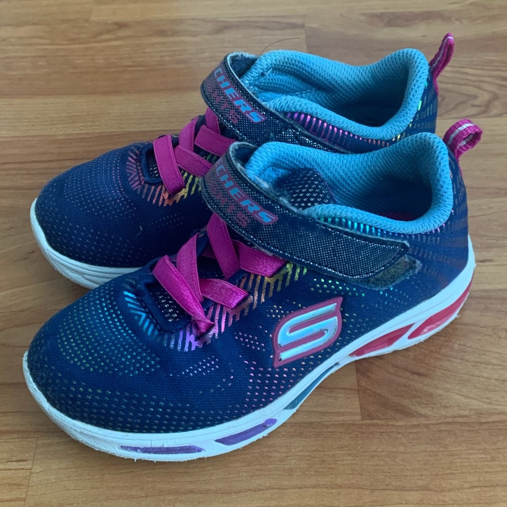 Girls Sketchers light up sneakers